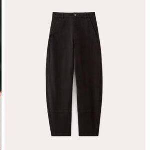 Everlane Black Utility Barrel Pant